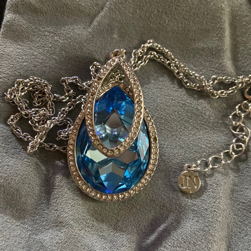 Blue necklace